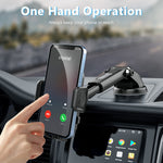 3-7 Inch Screen Car Dashboard Mobile Phone Navigation Holder Car Mobile Phone Holder with Retractable Suction Cup