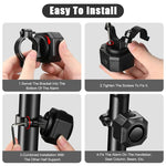 LinkMejor 110dB Bicycle Anti-theft Alarm Lock Wireless Control 70m Range 180 Days Standby USB Rechargeable Waterproof Vibration Alarm for Electric Scooter Bicycle Motorcycle Security Device