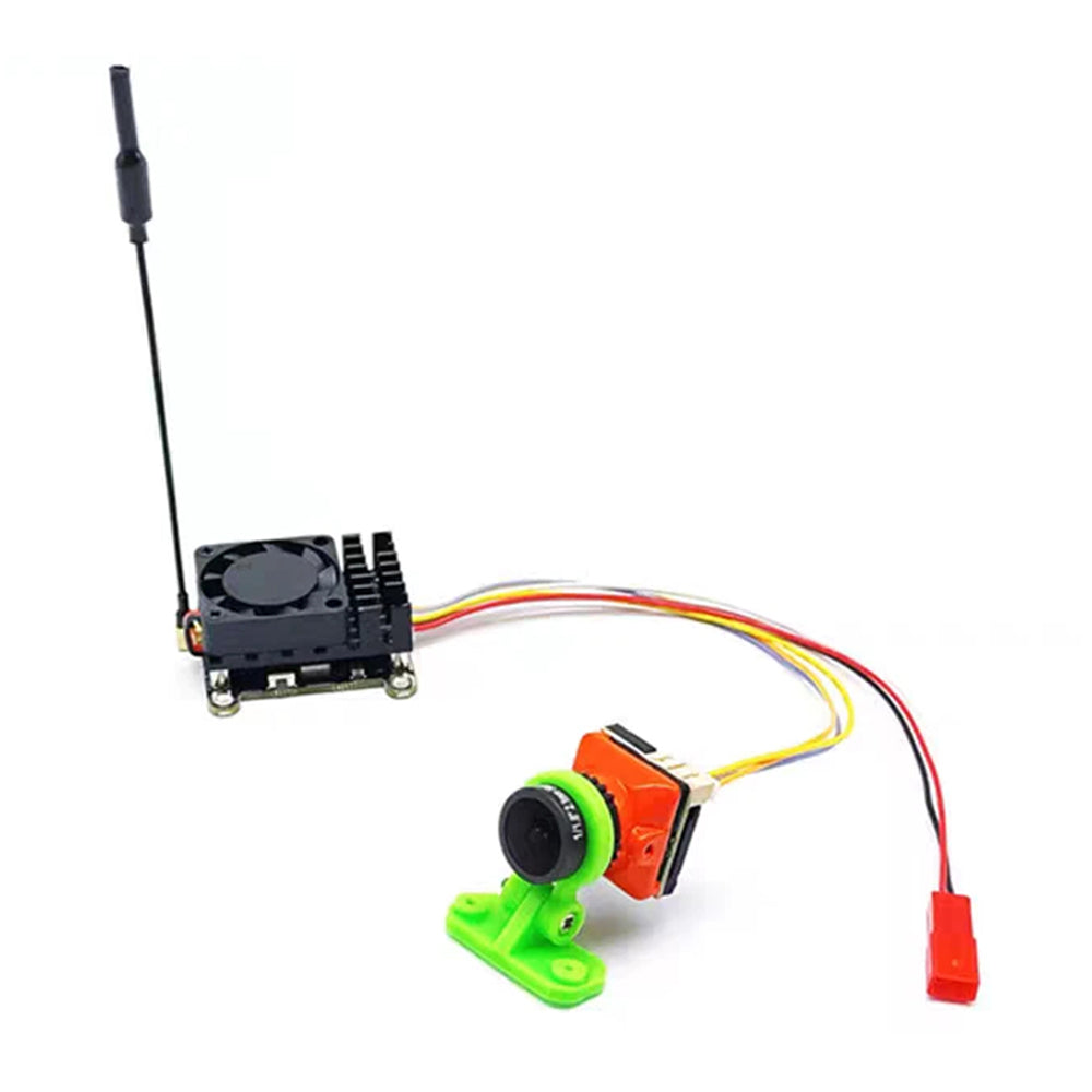 LinkMejor 5.8GHz 48CH 2W Adjustable VTX with B19 Pro 1500TVL 19x19mm FPV Camera Combo for RC FPV Drones