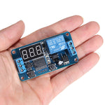3Pcs Geekcreit® DC 12V LED Display Digital Delay Timer Control Switch Module PLC