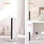 [US Direct] STEALTH 32'' Space Heater, 4 Modes, 6h Timer, Safety Fast - Quiet Heat,Tip-Over Protection, 1500W PTC Ceramic Heater Portable Tower Fan Electric Heater for Bedroom, Office, Indoors JHT100