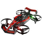 LinkMejor L1 PRO 2-IN-1 Land Air Flying Racing Drift Car Altitude Hold Mode Tumbling Stunts 2.4G Remote Control Toys Kids Gifts RC Drone Quadcopter RTF