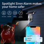 V380 6MP WIFI/4G AOV Solar Powered Security Camera Wireless Outdoor WiFi PTZ  Home HD Night Vision Motion Alarm Two Way Audio IP66 Waterproof Smart Home Surveillance Cameras