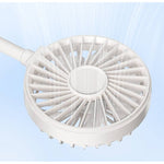 Magnetic Suction Fan USB Rechargeable 900mAh Foldable Mini Fan 3 Speed Adjustable Quiet Cooling Portable Multi-Angle Desktop Fan for Study Office