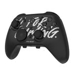 LinkMejor Tomahawk Pro Tri-mode Wireless Gaming Controller with Hall Joystick and Hall Triggers 1000Hz Polling Rate RGB Lighting 1000mAh Battery for PC Switch Android iOS with Charging Dock Pro Gamepad