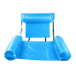 LinkMejor Summer Floating Row Swimming Pool Floats Foldable Air Mattresses Bed Beach Water Sports Lounger float Chair Hammock Mat