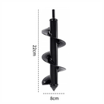 8cm Diameter Earth Auger Hole Digger Tools Planting Machine Drill Bit Fence Borer Petrol Post Hole Digger Garden Tool 4 Size Option