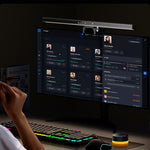 BlitzWolf® BW-CML6 RGB Gaming Monitor Light Bar with Wireless Remote Control, Dynamic Pickup, Stepless Dimming/Color Temperature, Dual Light Source, Asymmetric Optical Design Eye Protection Anti-Glare for Home Office PC Computer