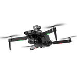LinkMejor RG808 PRO GPS 5G WiFi FPV with 4.3inch LCD Screen Controller 720P HD Dual Camera 3-Axis EIS Gimbal 360° Obstacle Avoidance Brushless Foldable RC Drone Quadcopter RTF