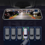 10Inch Touch Screen 1080P HD Front Rear Dual Camera Full-Screen Streaming Car Rearview Mirror Dashcam Dual Channel Recorder