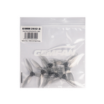 4 Pairs GEMFAN 2412 2.4 Inch 3-blade PC Propeller for RC FPV Racing Drone