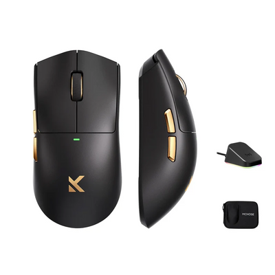 LinkMejor K7 Ultra Wireless Mouse Tri-mode PAW3950 Sensor 42000DPI 750IPS Dual 8K Return Rate 500mAh Rechargeable Gaming Mouse 59g Lightweight