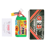 LinkMejor GNB 11.1V 700mAh 120C 3S LiPo Battery XT30 Plug for 1.6 to 2 Inch RC FPV Racing Drone