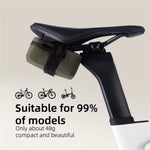 LinkMejor 0.4L Mini Bicycle Saddle Bag Tail Bag Lightweight Waterproof Portable Wear-resistant MTB Road Bike Bag