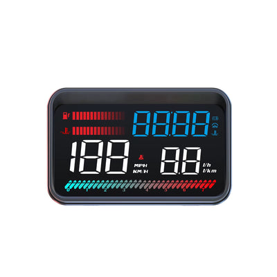 M26 Digital OBD HUD Car Head Up Display Speedometer Voltmeter RPM Water Temp Gauge With Alarm Electronic Car Accessories