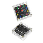 10 LED Lucky Wheel DIY Kit NE555 CD4017 Beginner Circuit Assembly Random Number Game Kit PCB Material Educational STEM Electronic