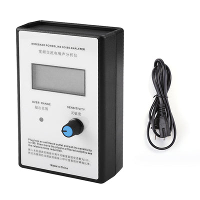 LinkMejor Digital Display Wide-Range AC Power Supply Noise Tester Mains Ripple Meter EMI Meter 300kHz-700kHz Portable Power Quality Analysis Tool