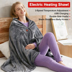 150x80cm USB Electric Blanket Warm Cape Coral Fleece Plush 3 Speed Winter Heater Warming Pad