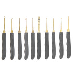26PCS Lock Picks Training Tool Transparent Practice Padlock Set Locksmith Tool