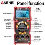 LinkMejor SZ309 SZ309pro Digital Multimeter AC DC Voltage Current Tester 600V 10A Resistance Capacitance Frequency Measurement Backlit Display Portable