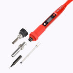 LinkMejor 908S 220V 80W LCD Electric Welding Soldering Iron Adjustable Temperature Solder Iron With Soldering Iron Tips
