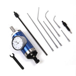 LinkMejor 0-3mm Coaxial Centering Dial Test Indicator 0.01mm Accuracy Center Finder Milling Tool with Accessory Tools