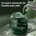 Compat 500ML Colorful Light Glass Ultrasonic Air Cooling Mist Machine With Color Night Light Room Home Humidifier Diffuser