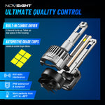 LinkMejor A500-N90 180W 36,000LM/Pair High Power Car LED Headlights 6500K Bright White
