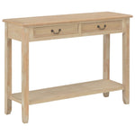 Console Table 43.3"x13.7"x31.4" Wood