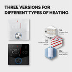 LinkMejor Tuya Smart Home WiFi Knob Thermostat for Electric Heating LCD Display Mobile Phone APP Control Touch Screen Remote Controller Via Alexa Google Assistant