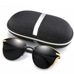 Mens Polarized Sunglasses Luxury Fashion Cat Eye Retro Metal Colorful Lens Oculos UV400 Sun Glasses
