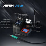 LinkMejor A9ED Soldering Station 180W Power Electronic Welding Tool 100°C-450°C Fast Heating Come with 245 Tips