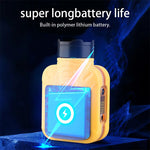 LinkMejor LED Sensor Headlamp Clip Cap Light USB Rechargeable Head Flashlight Built-in Battery for Fishing Camping