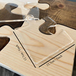 Crystal Puzzle Router Template Large Clear Acrylic 12.7cm Side Length DIY Craft Tool for Mats Serving Boards