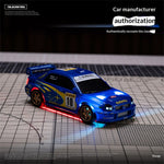 LinkMejor H1 H2 RTR 1/43 2.4G 4WD for Mazda Subaru Officially Licensed Drift RC Car with Gyro Full Proportional Remote Control Mini Race LED Light High-Speed Motor On-Road Racing Vehicle Model Boys Gifts Toys