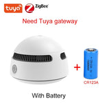 Tuya Smart WiFi Smoke Detector 85dB Alarm Photoelectric Sensor 2.4GHz Wireless Smart Life App Smoke Alarm