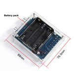 HC-SR04 Ultrasonic Sensor Module Distance Measuring Instrument High Precision Real Time Display Buzzer Alarm Function 4 Meter Range DIY Electronic Soldering Kit