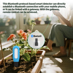 LinkMejor Soil Moisture Temperature Sensor Bluetooth 4.1 For Zigbee  Waterproof Compatible with Android iOS Smart Irrigation