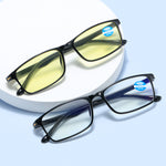 Progressive Multifocal Reading Glasses TR90 Blue Light Blocking Frame Anti-Glare Night Vision Computer Eyewear