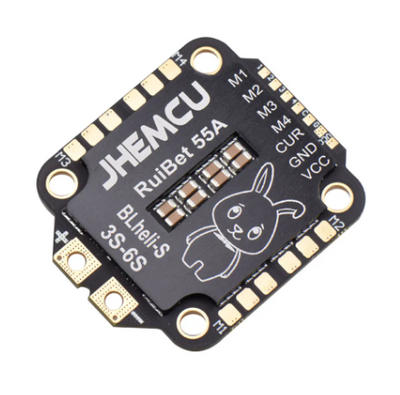 30.5x30.5mm LinkMejor RuiBet 55A BLHELI_S Dshot600 3-6S 4in1 Brushless ESC for DIY RC Drone FPV Racing