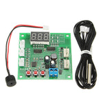 LinkMejor® DC 12V 24V 48V 2 Way Cooling PWM 4 Wire Fan Temperature Controller Temperature Speed Display