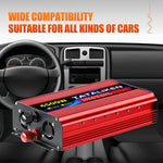 LinkMejor Pure Sine Wave Power Inverter 4500W Peak Pure Sine Wave 12V 24V to 110-220V 1500W Outdoor Camping Inverter Overload Protection