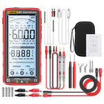 LinkMejor 681 Rechargable Digital Professional Multimeter Non-contact Voltage Tester AC/DC Voltage Meter Touch Screen Current Tester
