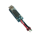 2-8S LiPo Battery Voltage Display Charger Converter XT60 T Plug to Micro USB Board