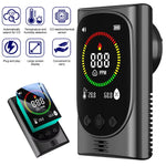 4 in 1 Gas Analyzer Carbon Monoxide Detector CO Alarm Portable Gas Leak Tester Air Quality Monitor with Sound Light Alarm for Home RV Camping Tent Safety