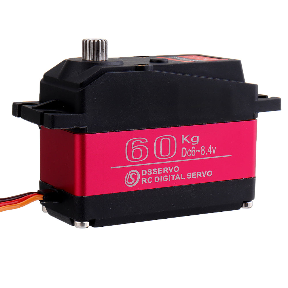 LinkMejor DS5160 HV 60kg 180°/270° 18T Metal Gear Digital Servo For 1/5 Redcat HPI Baja 5B SS RC Car Compatible SAVOX-0236 LOSI XL 5T