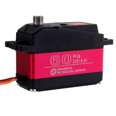 LinkMejor DS5160 HV 60kg 180°/270° 18T Metal Gear Digital Servo For 1/5 Redcat HPI Baja 5B SS RC Car Compatible SAVOX-0236 LOSI XL 5T