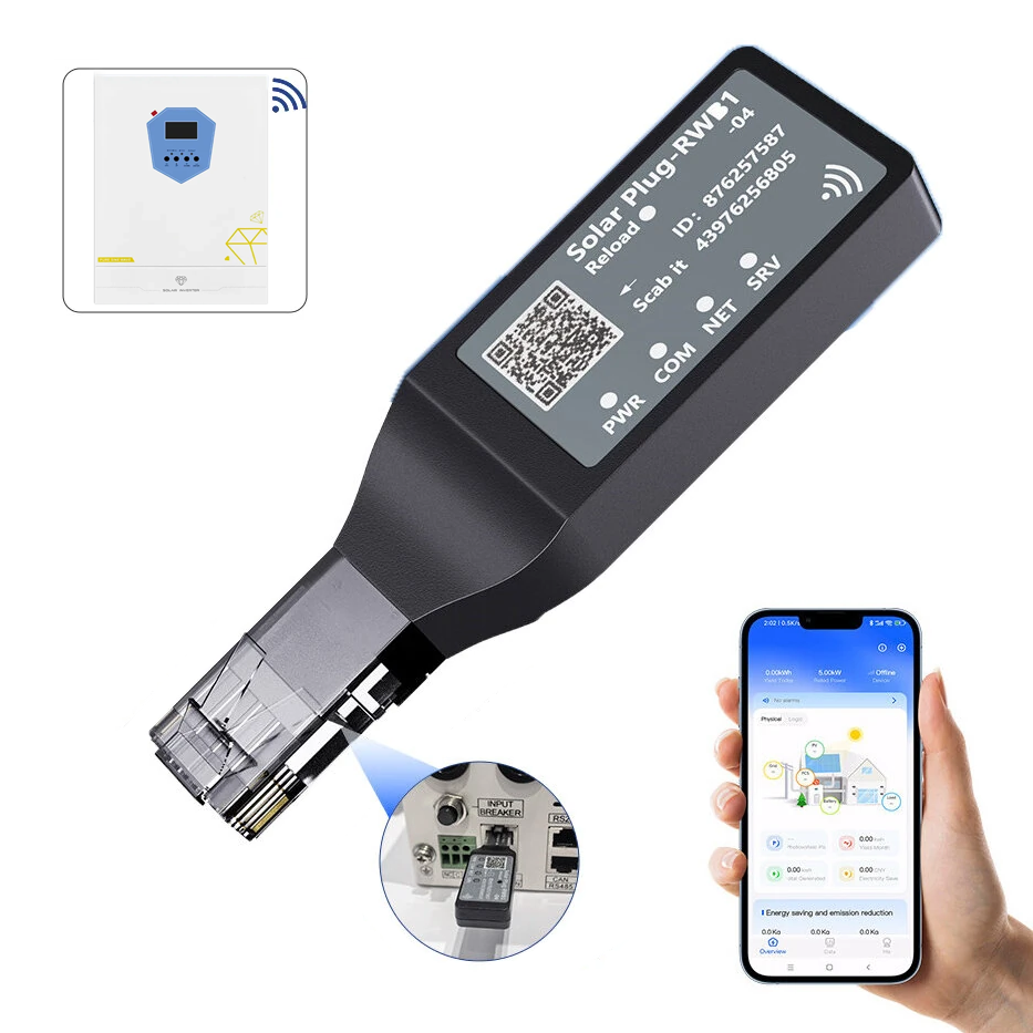 LinkMejor WiFi Module for JGH-6.2KW Solar Pure Sine Wave Inverter WiFi Connectivity