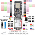 LinkMejor T-SIM A7608E/A7608SA S3 Wireless Communication Module LTE GSM WiFi Bluetooth High Speed 4G Network GPS Antenna Development Board