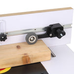 Woodworking Multi-purpose Feather Loc Board Saw Table Pressing Feeder Guider One Way Bearing Roller Feeder Safety Pushing Tools
